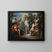 Il Giudizio di Paride - Jean-François de Troy — quadro incorniciato alla parete
