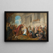 Il coronamento di Ester - Jean-François de Troy — quadro incorniciato alla parete