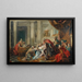 L'Évanouissement d'Esther - Jean-François de Troy — quadro incorniciato alla parete