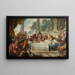 Il pasto di Ester e Assuero - Jean-François de Troy — quadro incorniciato alla parete