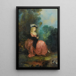 JeanFrdric Schall - Young Woman Seated In a Park.webp