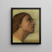 Studio del volto di san Giovanni evangelista visto di profilo - Jean-Hippolyte Flandrin — quadro incorniciato alla parete