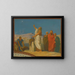 Baalam profetizza che un astro sorgerà dal mezzo d'Israele - Jean-Hippolyte Flandrin — quadro incorniciato alla parete