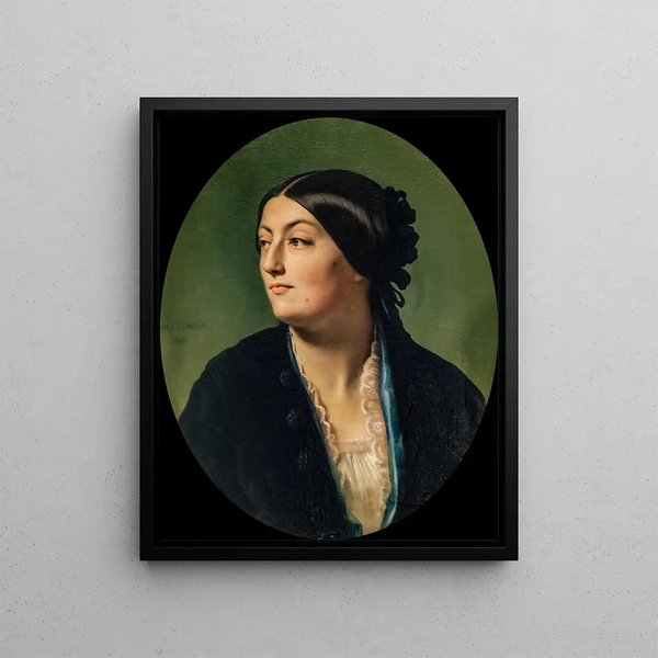 Jeanne Élisabeth detta Isabelle Hittorf - Jean-Hippolyte Flandrin — quadro incorniciato alla parete
