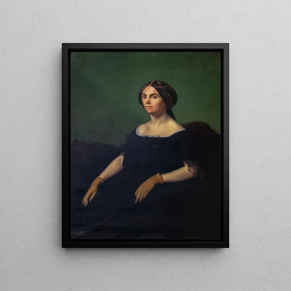 JeanHippolyte Flandrin - Portrait of the Countess de Goyon.webp