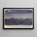 Vista di Roma di notte - Jean-Hippolyte Flandrin — quadro incorniciato alla parete