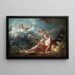 Diane e Endimione - Jean-Honoré Fragonard — quadro incorniciato alla parete