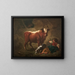 Interno di un tavolo - Jean-Honoré Fragonard — quadro incorniciato alla parete