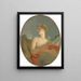 L'Amour serait un ritratto di Marie Catherine Colombe 1751-1830 in Cupido - Jean-Honoré Fragonard — quadro incorniciato alla parete
