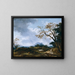 Paesaggio con pioggia passeggera - Jean-Honoré Fragonard — quadro incorniciato alla parete
