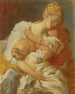 I Baci materni - Jean-Honoré Fragonard — vista dell’opera