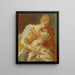 I Baci materni - Jean-Honoré Fragonard — quadro incorniciato alla parete