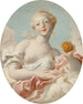 Ritratto detto di Mademoiselle Marie-Catherine Colombe in Venere - Jean-Honoré Fragonard — vista dell’opera