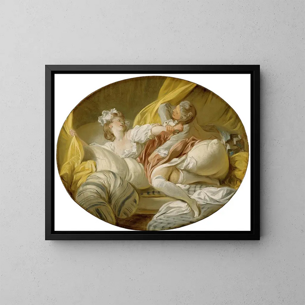La Belle Servante - Jean-Honoré Fragonard — quadro incorniciato alla parete