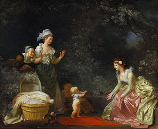 I primi passi - Jean-Honoré Fragonard — vista dell’opera