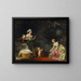 I primi passi - Jean-Honoré Fragonard — quadro incorniciato alla parete