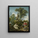 Il Progresso dell'Amore L'Incontro - Jean-Honoré Fragonard — quadro incorniciato alla parete