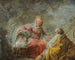 Il riposo durante la fuga in Egitto - Jean-Honoré Fragonard — vista dell’opera