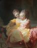Le Due Sorelle - Jean-Honoré Fragonard — vista dell’opera