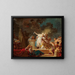 Il sacrificio al Minotauro - Jean-Honoré Fragonard — quadro incorniciato alla parete