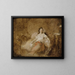 Giovane donna in vestaglia in un interno - Jean-Honoré Fragonard — quadro incorniciato alla parete