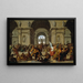 Allégorie Le popolazioni del mondo rendono omaggio all'essere supremo - Jean-Jacques Forty — quadro incorniciato alla parete