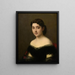 Ritratto di una donna - Jean-Jacques Henner — quadro incorniciato alla parete