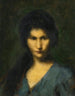 Ritratto di una giovane donna - Jean-Jacques Henner — vista dell’opera