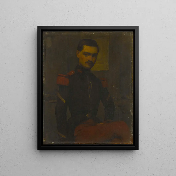 Ritratto del Sergente Fourrier - Jean-Jacques Henner — quadro incorniciato alla parete