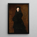 Ritratto di Madame Paul Duchesne-Fournet - Jean-Jacques Henner — quadro incorniciato alla parete