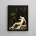 di Sant'Agostino assistito da Santa Irene - Jean-Jacques Henner — quadro incorniciato alla parete