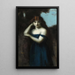 Femme debout - Jean-Jacques Henner — quadro incorniciato alla parete