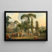 Il Trionfo di Flora - Jean-Jacques Le Barbier — quadro incorniciato alla parete