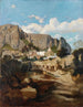 Vista del monastero di Capri - Jean-Joseph-François Bellel — vista dell’opera