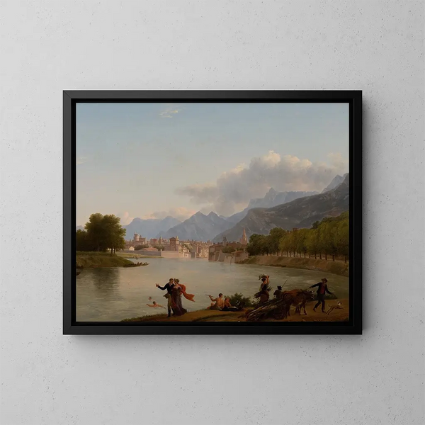 Grenoble - Jean-Joseph-Xavier Bidauld — quadro incorniciato alla parete