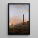 Le phare de Gênes - Jean-Joseph-Xavier Bidauld — quadro incorniciato alla parete