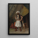 Un Bachi-Bouzouk et son Chien - Jean-Léon Gérôme — quadro incorniciato alla parete