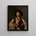 Un guerriero Bichari - Jean-Léon Gérôme — quadro incorniciato alla parete