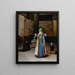 Un sultano in preghiera - Jean-Léon Gérôme — quadro incorniciato alla parete