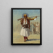 Ufficiale Arnaut - Jean-Léon Gérôme — quadro incorniciato alla parete