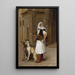 Arnaut et deux Lévriers - Jean-Léon Gérôme — quadro incorniciato alla parete