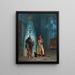 Davanti al pubblico - Jean-Léon Gérôme — quadro incorniciato alla parete