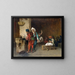 Café House al Cairo, colata di pallottole - Jean-Léon Gérôme — quadro incorniciato alla parete