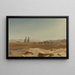 Carovana che passa tra i colossi di Memnone a Tebe - Jean-Léon Gérôme — quadro incorniciato alla parete
