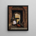 Corpo di guardia degli arnautes al Cairo - Jean-Léon Gérôme — quadro incorniciato alla parete