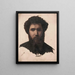 Testa di un contadino frontale - Jean-Léon Gérôme — quadro incorniciato alla parete