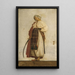 Personaggio simbolizzante la Turchia - Jean-Léon Gérôme — quadro incorniciato alla parete