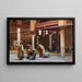 Preghiere nella moschea - Jean-Léon Gérôme — quadro incorniciato alla parete