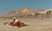Cavaliere e la sua cavalcatura nel deserto - Jean-Léon Gérôme — vista dell’opera