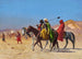 Cavalli che attraversano il deserto - Jean-Léon Gérôme — vista dell’opera